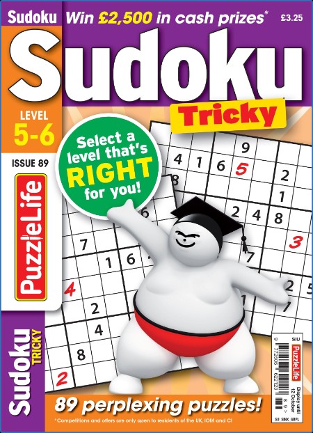 PuzzleLife Sudoku Tricky - Issue 89 - September 2023 5d19e7b3dabe2d6be8ed5f3f71eab25d