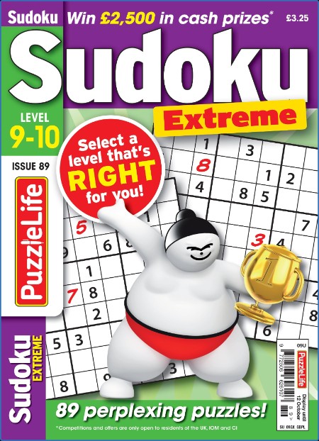 PuzzleLife Sudoku Extreme - Issue 89 - September 2023 F1e72d6ea8c585c15963e5b779386a70