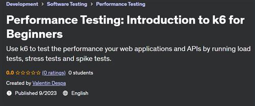 Performance Testing – Introduction to k6 for Beginners