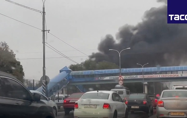 Под Ростовом-на-Дону произошел крупный пожар