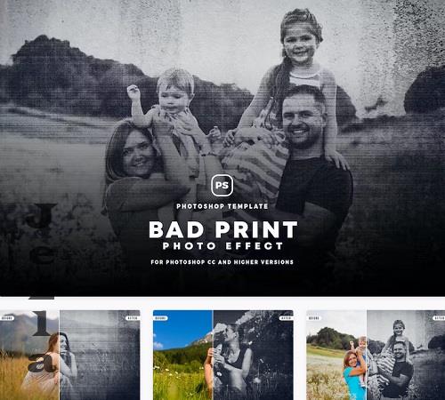 Bad Print Photo Effect - VBSKX66