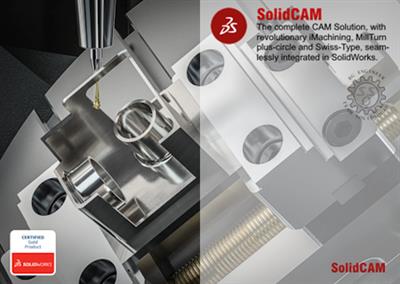 SolidCAM 2022 SP3 HF2 Multilingual for SolidWorks 2018-2023 (x64)