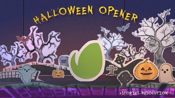 Videohive - Halloween Intro | Strories 48016296