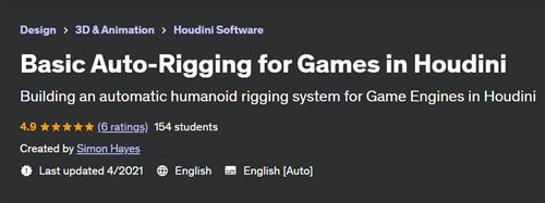 Basic Auto–Rigging for Games in Houdini