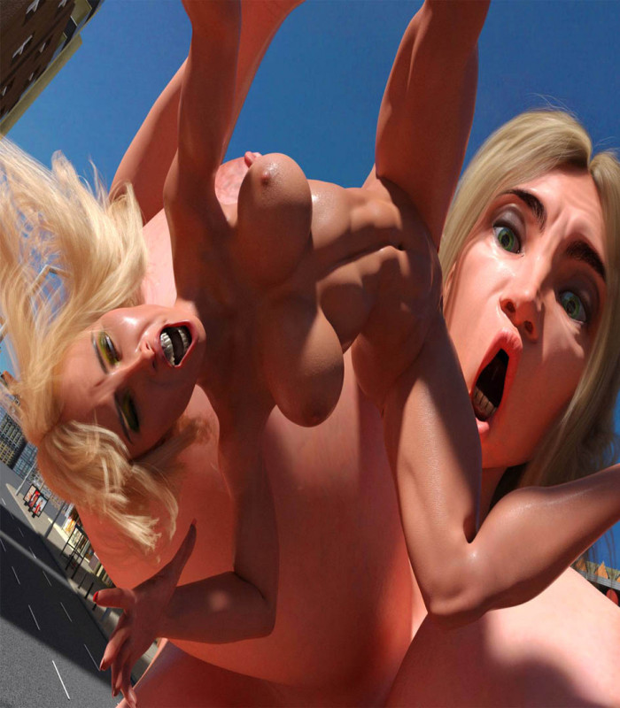 The Giantess Rampage 3 3D Porn Comic