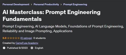 AI Masterclass – Prompt Engineering Fundamentals