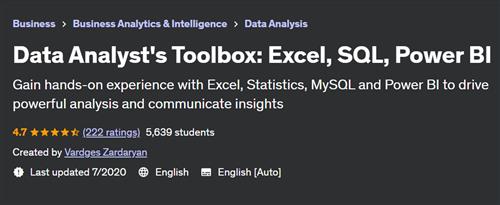 Data Analyst's Toolbox – Excel, SQL, Power BI