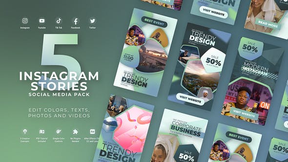 Videohive - Instagram Reels Corporate Event 48091199