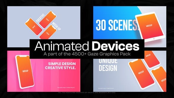 Videohive - 15 Animated Devices 48091983