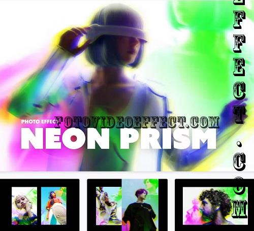 Neon Prism Photo Effect - 42217225