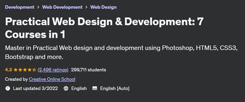 Practical Web Design & Development – 7 Courses in 1
