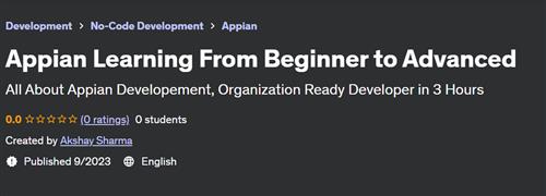 Appian Learning From Beginner to Advanced