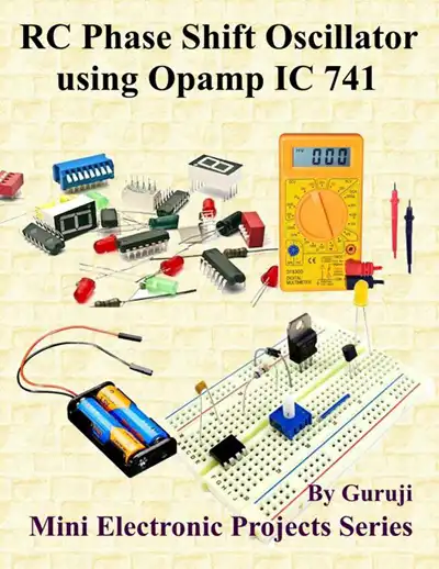 RC Phase Shift Oscillator using Opamp IC 741: Build and Learn Electronics