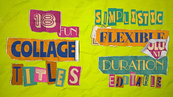 Videohive - Collage and Paper Titles 45741626