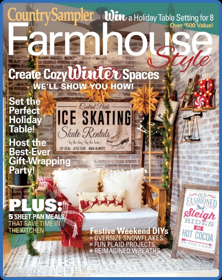 Country Sampler Farmhouse Style - Winter 2023