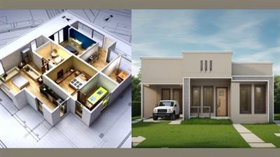 Sketch Up Pro 3D Bungalow From Beginning To Advance  Level Fec761717aa8f457138e9617f5a8748b