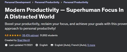 Modern Productivity – Superhuman Focus In A Distracted World