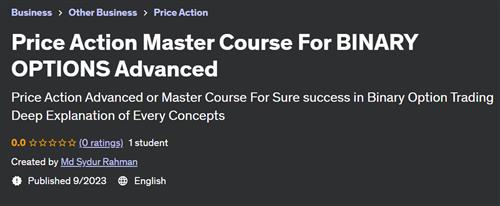Price Action Master Course For BINARY OPTIONS Advanced