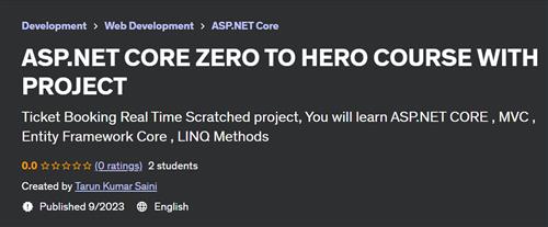 ASP.NET Core Zero To Hero Course With Project