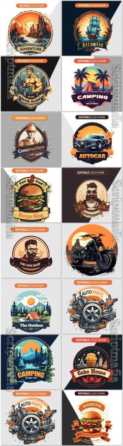 15 Logo mockup design psd vol 5