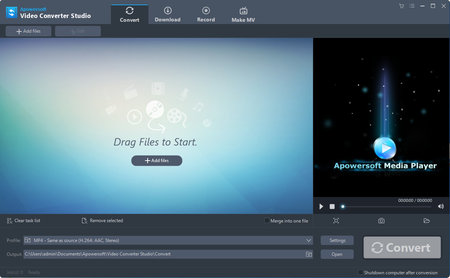 Apowersoft Video Converter Studio 4.8.9.0 Multilingual