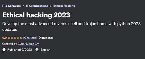 Ethical hacking 2023 by Cy6er Magic CM