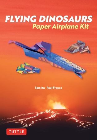 Flying Dinosaurs Paper Airplane Kit: 36 Airplanes in 12 Different Designs!