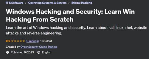 Windows Hacking and Security – Learn Win Hacking From Scratch