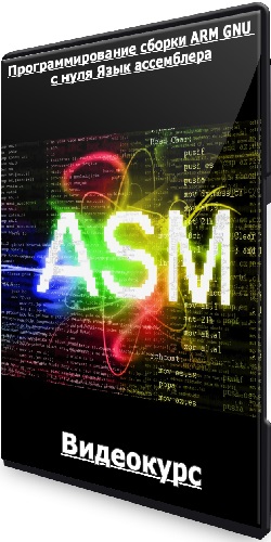 Программирование сборки ARM GNU с нуля Язык ассемблера (2023) Видеокурс