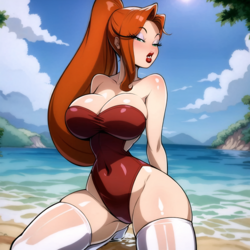 AI Generated - Cats62 - Jessica Rabbit - Bikini (Who Framed Roger Rabbit) Porn Comic