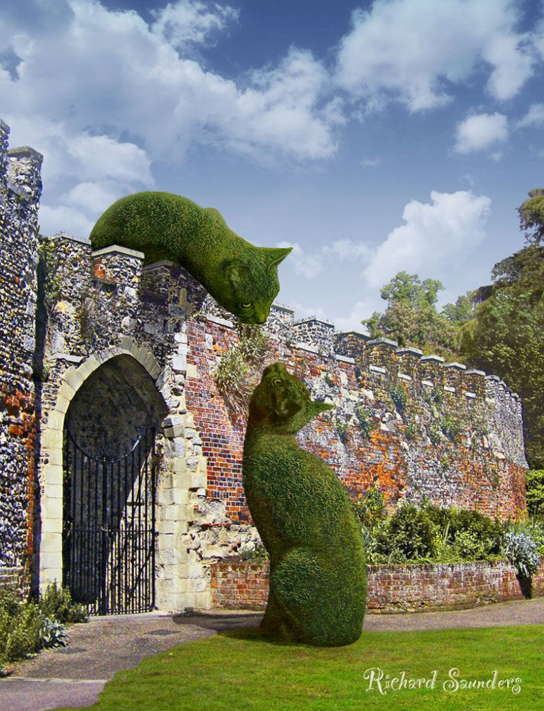 Topiary Cat-Richard Saunders 59f489379007a224671cedfb40152518
