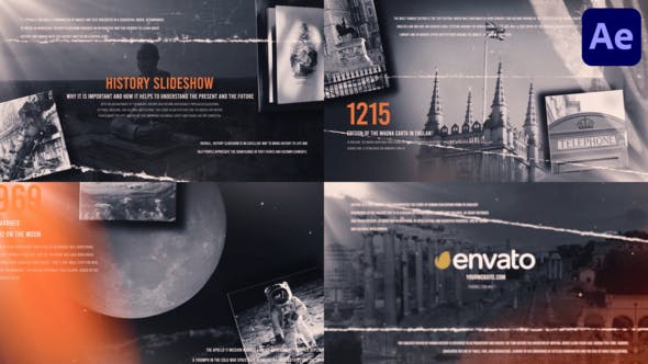 Videohive - Historical Photography Slideshow for After Effects 48235448