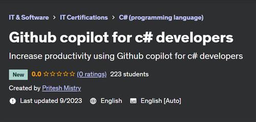 Github copilot for C# developers