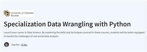 Coursera – Data Wrangling with Python Specialization