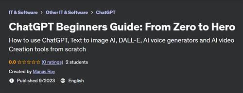 ChatGPT Beginners Guide From Zero to Hero
