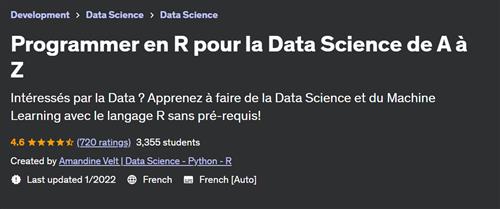 Programmer en R pour la Data Science de A à Z