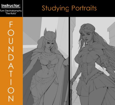 Foundation Patreon – Sketching Characters with Tum Dechakamphu