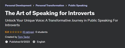 The Art of Speaking for Introverts