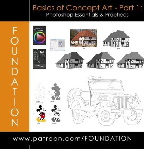 Foundation Patreon – Basics of Concept Art – Part 1 & 2