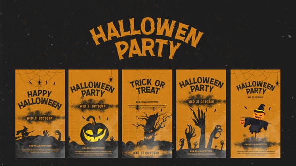 Videohive - Halloween Party Instagram Stories 48204399