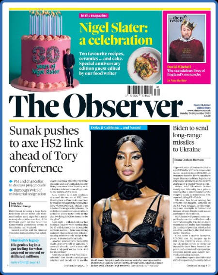 The Observer - 24 September 2023 492527f0f5335302436606075b525433