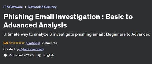 Phishing Email Investigation – Basic to Advanced Analysis