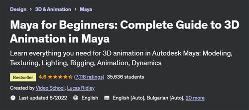 Maya for Beginners – Complete Guide to 3D Animation in Maya