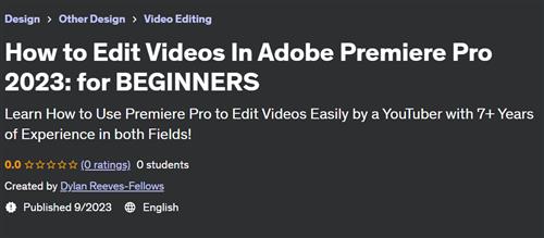 How to Edit Videos In Adobe Premiere Pro 2023 – for BEGINNERS