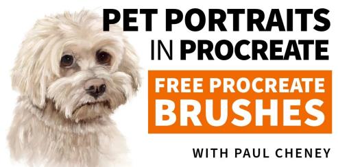 Learn To Paint Pet Portraits With Procreate Free Brushes Included