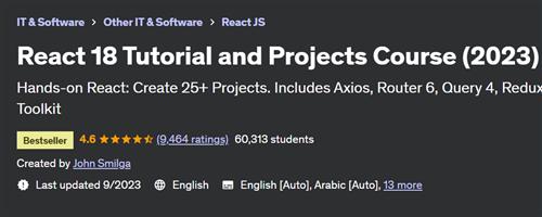 React 18 Tutorial and Projects Course (2023)