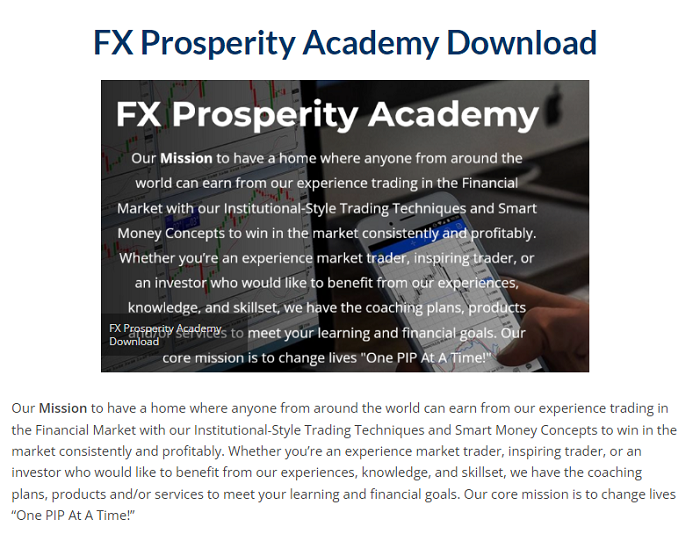 FX Prosperity Academy Download 2023