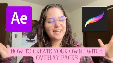 How to Create your own Twitch Overlay Packs – Procreate + Adobe After Effects