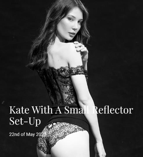 Peter Coulson Photography – Lighting – Kate With A Small Reflector Set–Up