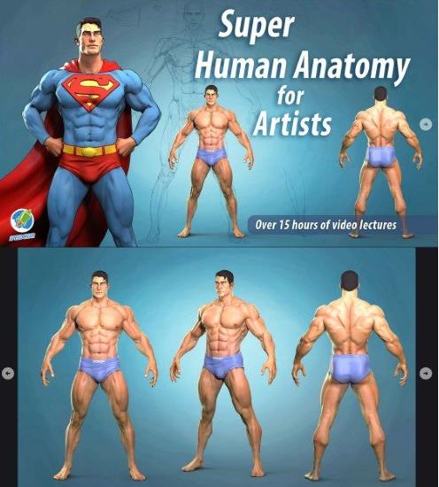 Artstation – Super Human Anatomy for artists course
